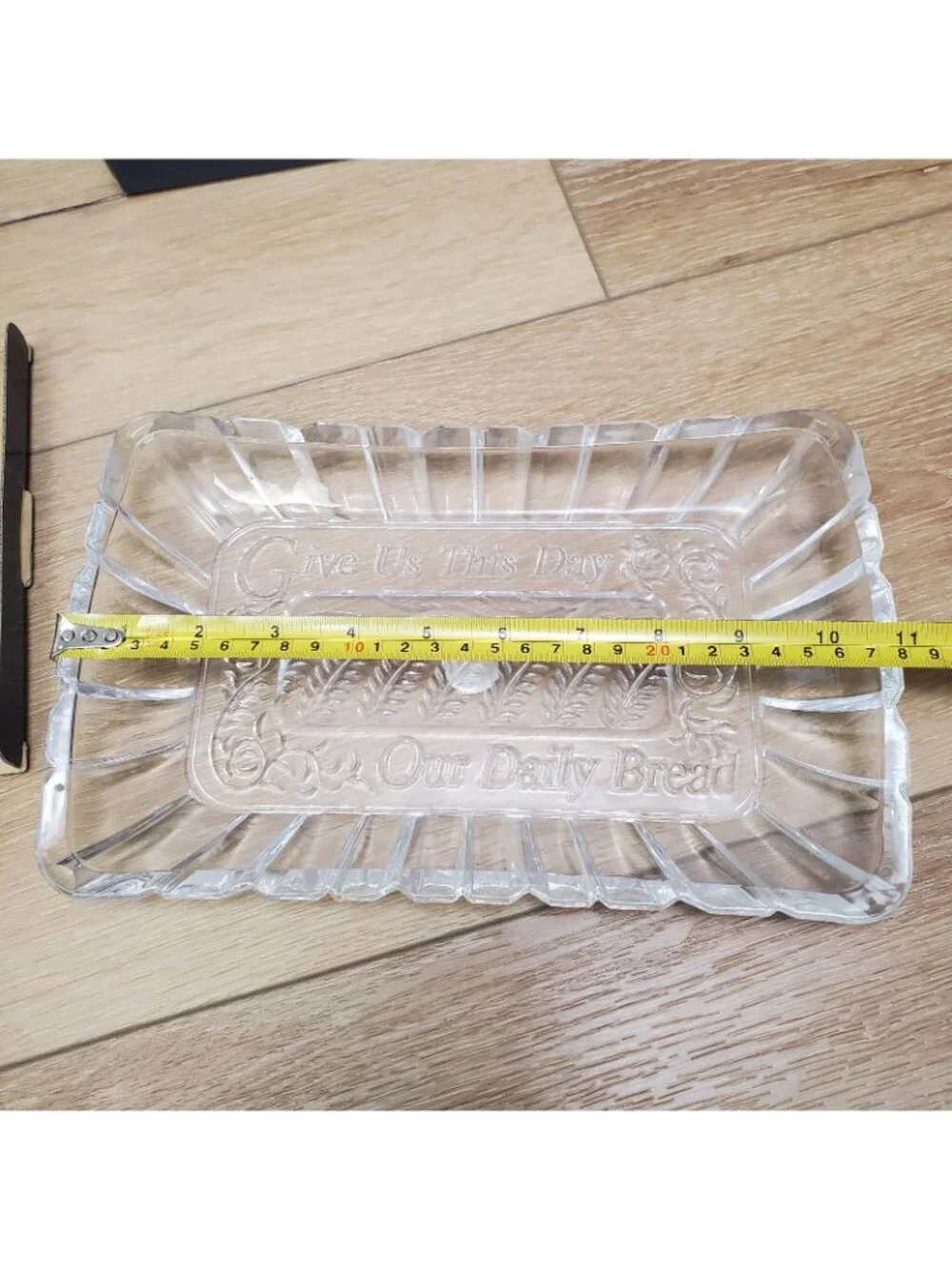 Alexandria Crystal Bread Tray 11” x 6.75